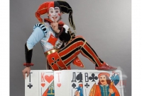 Цирковой номер -"Джокер" комический эквилибр на картах